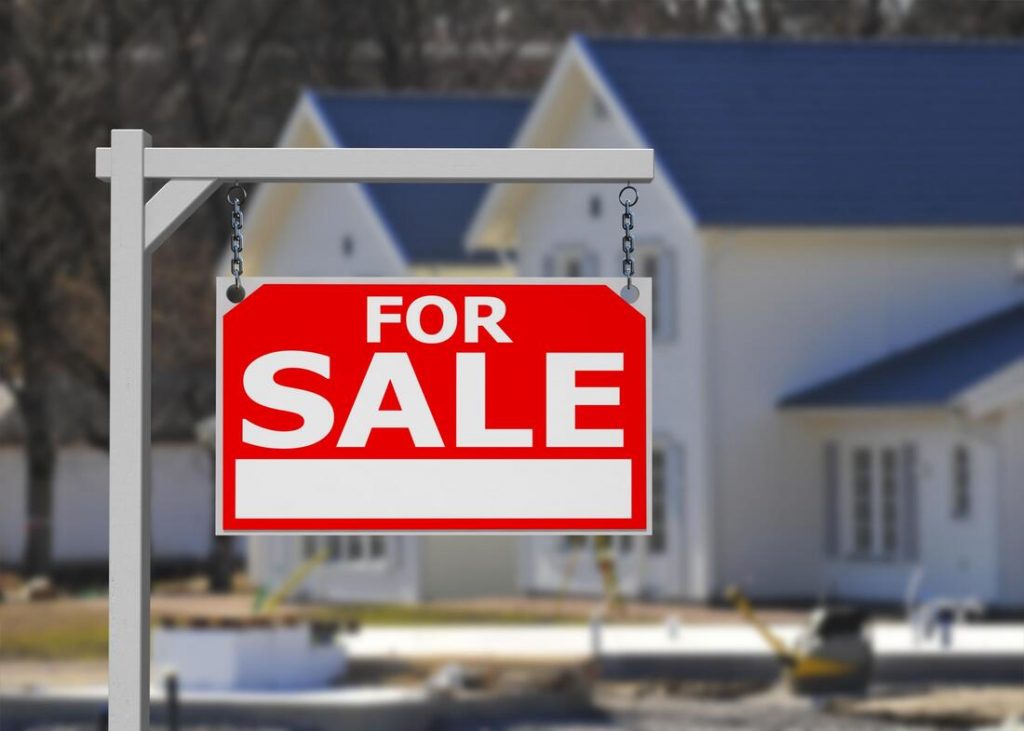 a house for sale sign